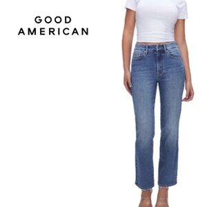 Good American Always Fits Good Legs Straight Jean